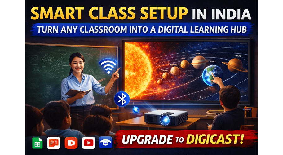 Smart Class Setup in India – Turn Any Classroom Into a Digital Learning Hub