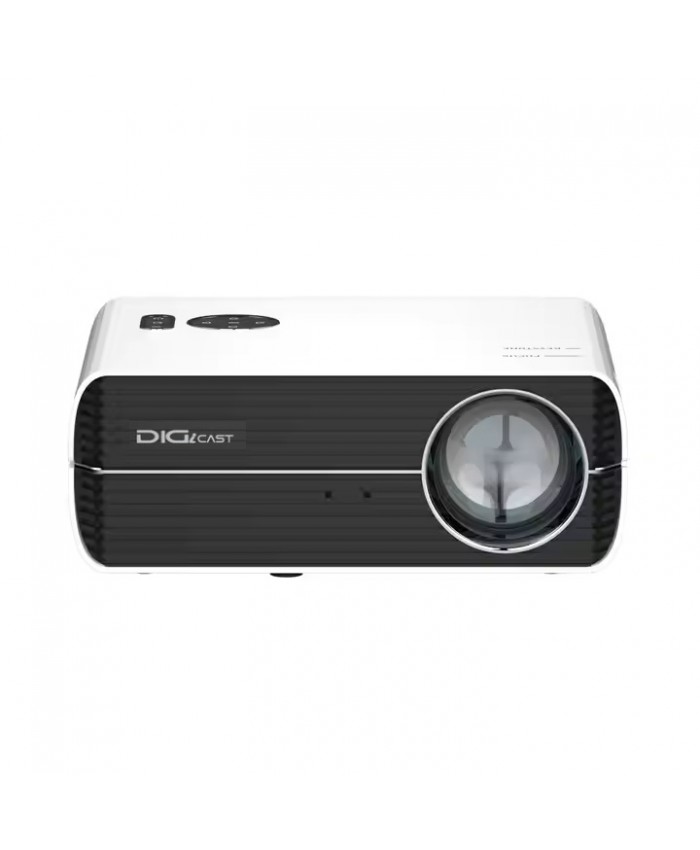 DigiCast Smart Projector 4k Ultra HD, Native 1080p, Fully Automatic, 4K HDR, Built-in - Netflix, Prime, YouTube, Speaker, Dual WiFi, 250" ,School ,Home Cinema