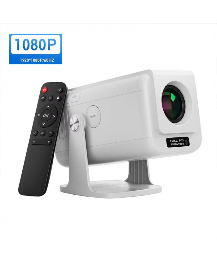 DigiCast DC3X Pro Real Full HD 1080p Native, 13.0 Automatic Android Projector |Rotatable Design | 4K HDR Support | Inbuilt Netflix, Prime | ARC-HDMI, USB, Wifi-6, BT, Screen Mirroring,