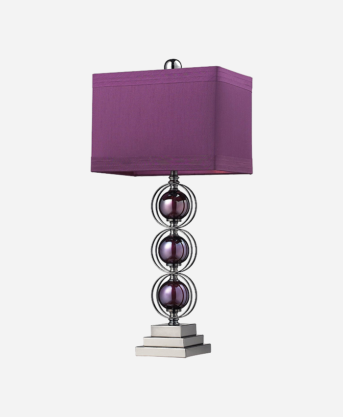 Table Lamp In Steam Beach Wood